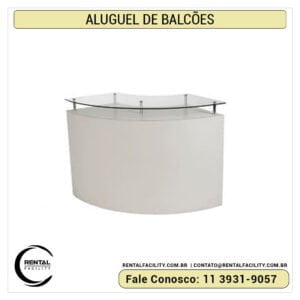 Aluguel de balcão para feiras
