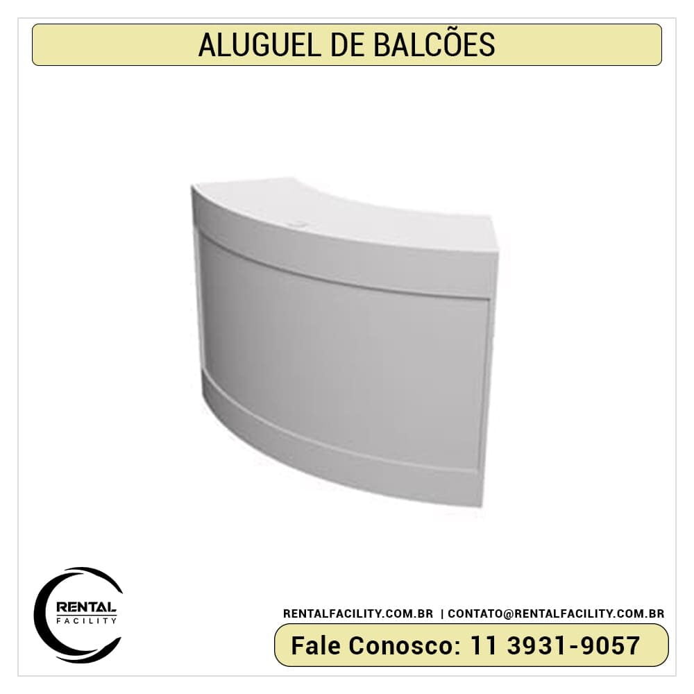 Aluguel de Balcões
