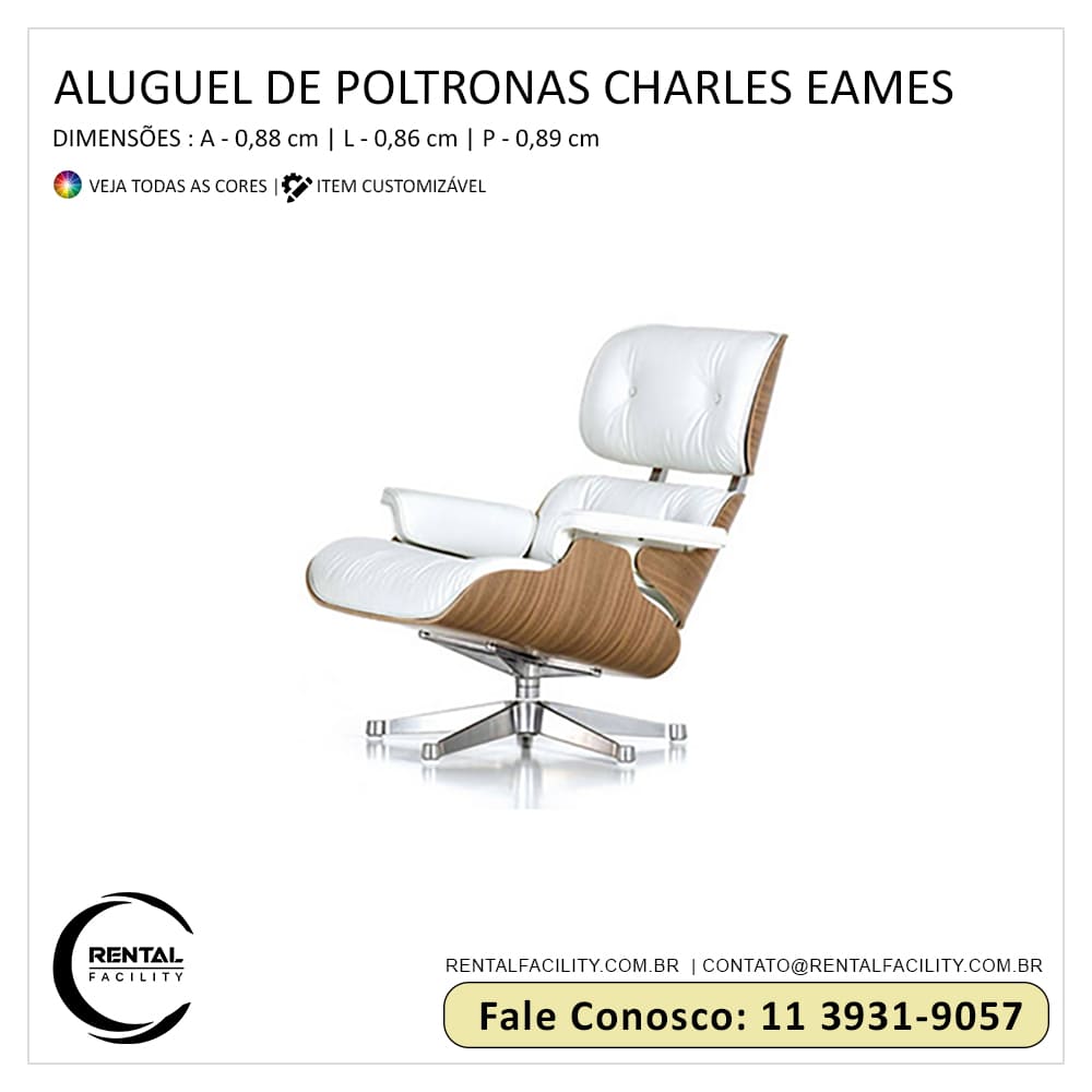 Aluguel de Poltrona Charles Eames