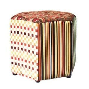 Aluguel de Puff Sextavado Patchwork