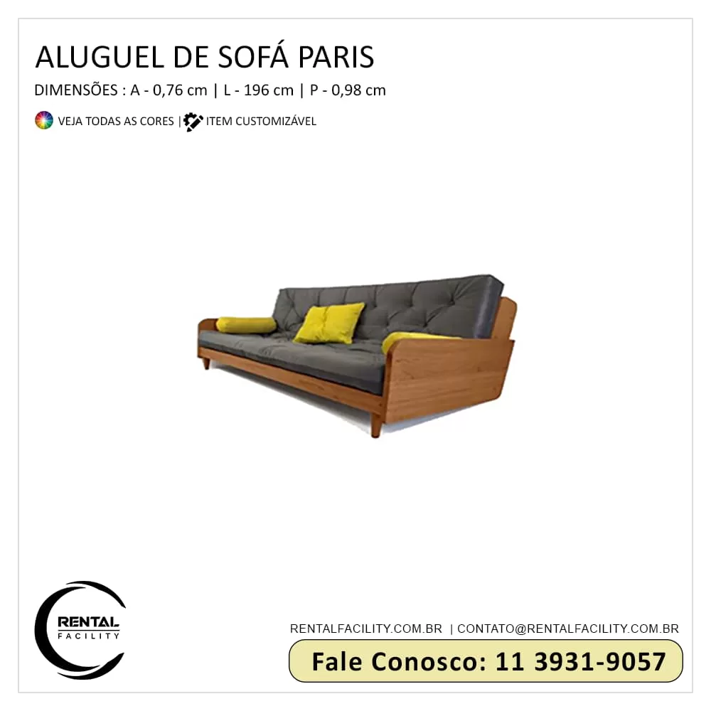 Aluguel de Sofás Cama Paris