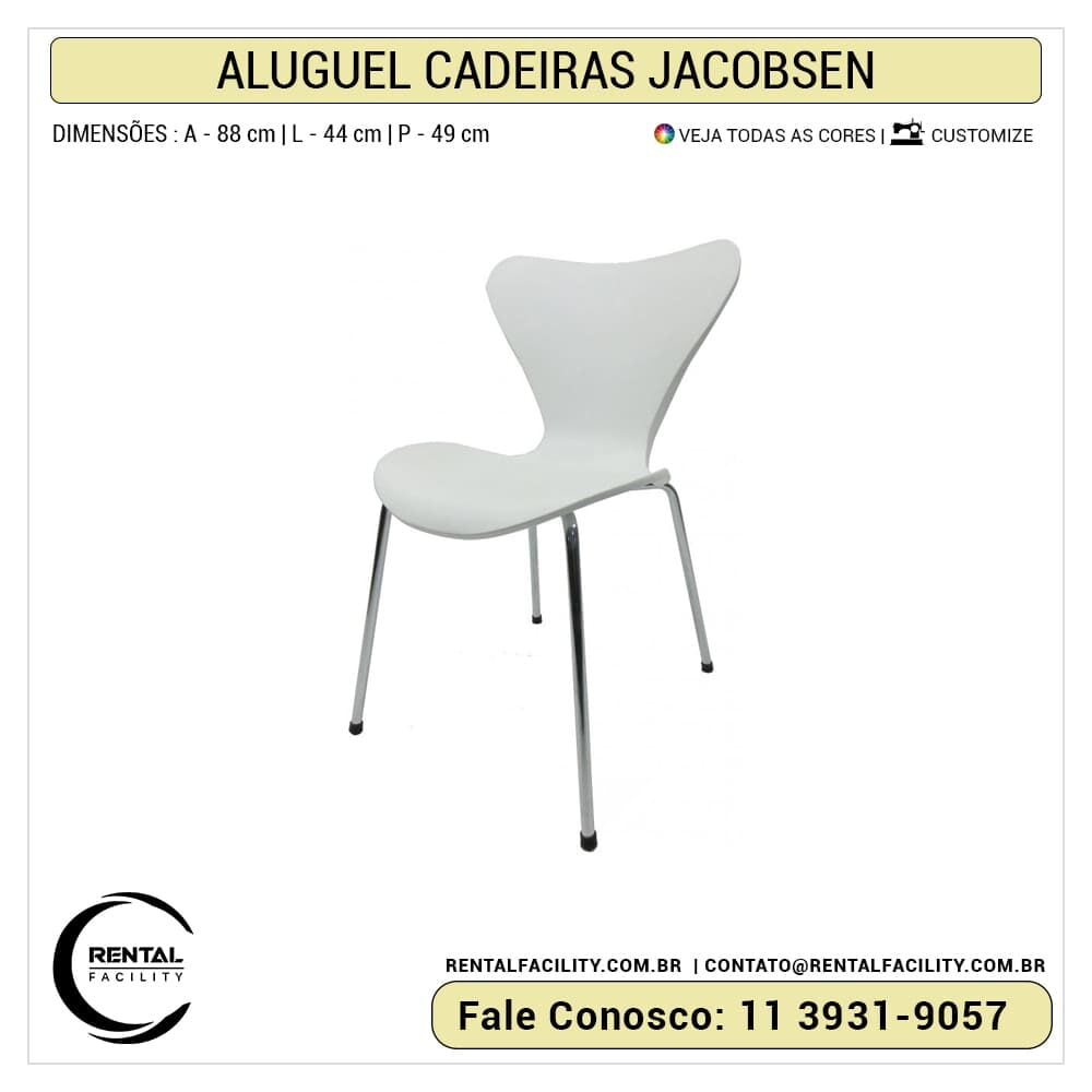 Aluguel de Cadeiras Jacobsen