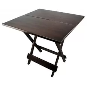 Aluguel de Mesa de Madeira Quadrada Dobrável