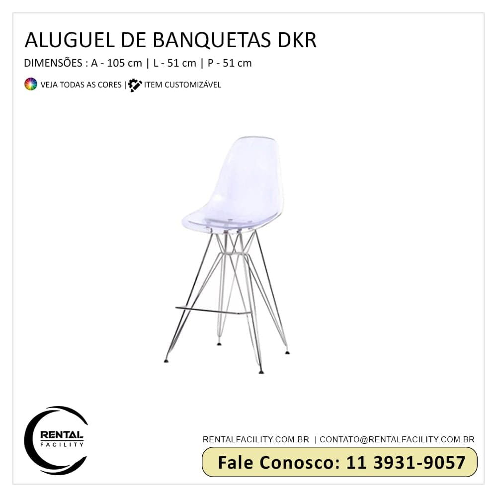 Aluguel de Banquetas DKR