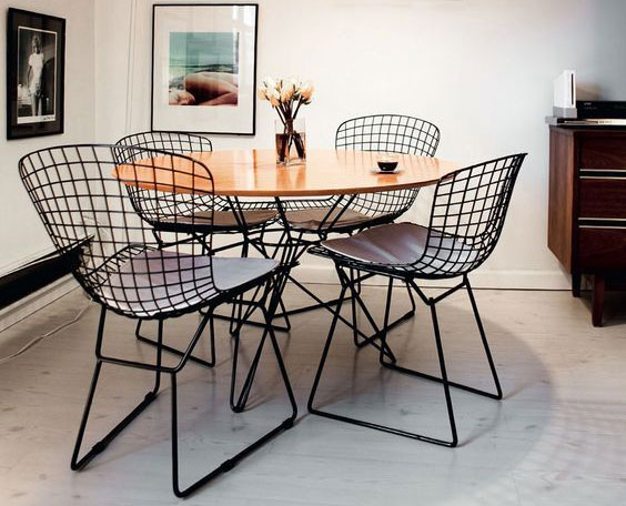 Cadeira Bertoia: +50 Modelos Metálicos Para Renovar a Decoração